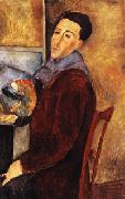 Amedeo Modigliani self portrait oil